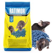 Nuodai pelėms ir žiurkėms RATIMOR BRODIFAKUM birūs grūdeliai 1 kg