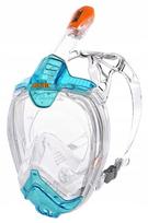 Viso veido nardymo kaukė SEAC Libera blue clear/orange S-M