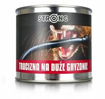 Nuodai dideliems graužikams, pasta maišeliuose