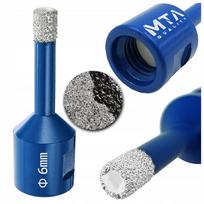 Deimantinė gręžimo karūna MTA 6 mm, M14, keramikai ir stiklui