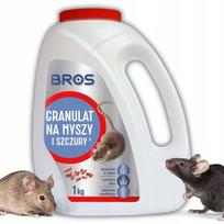 Pelėms ir žiurkėms skirtos granulės Bros, 1 kg