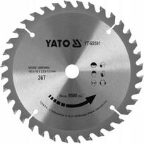 Medžio pjovimo diskas YATO, 165x16 mm, 36 dantų, volframo karbidas