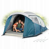 Turistinė palapinė 4 asmenims QUECHUA ARPENAZ 4.1 Fresh&Black su prieangiu