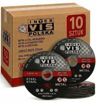 Metalo pjovimo diskai INOX STRONG, 230x2,0 mm, 10 vnt.