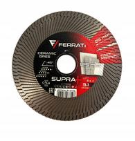 Deimantinis pjovimo ir šlifavimo diskas FERRATI SUPRA+, 125 mm x 22,23 mm