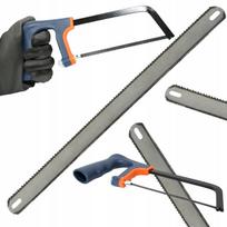 Rankinis pjūklas metalui ir medžiui, 300 mm dvipusis pjūklo ašmenys