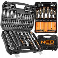 Galvučių rinkinys NEO TOOLS 1/4", 1/2", 86 vnt.