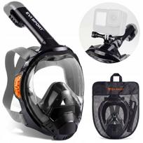 Viso veido nardymo ir snorkeliavimo kaukė 180 V5.2 L/XL