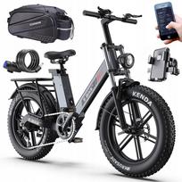 Elektrinis dviratis suaugusiems C6PRO, 250W, LG 48V 17,5Ah, iki 100 km, 20x4.0", su programėle