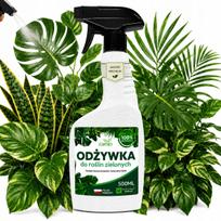 Trąšų purškiklis kambarinėms žalioms augalų lapams (monstera, palmė, fikusas, papartis)