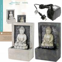 Dekoratyvinis Buddha kaskadinis fontanas, mažas, biurui
