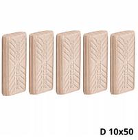 Lemelės FESTOOL DOMINO BUK 10x50 mm, tinka DF 500 ir DF 700 frezoms