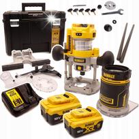 Frezavimo staklės DEWALT 18V, 8 mm, 2x5,0 Ah, TSTAK, DCW604P2