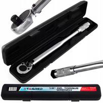Raktas su dinamometru ratams, 1/2", 42–210 Nm, 20 kg, su užraktu