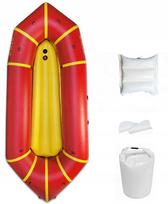 Pripučiamas vienvietis žygio packraftas