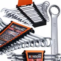 Raktų komplektas BENSON DIN3113, 12 vnt., 6–22 mm