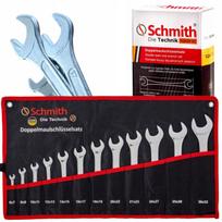 Dvipusis raktų rinkinys SCHMITH, 6–32 mm, 12 vnt., dėklas