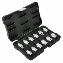 Raktų galvučių SPLINE M4 rinkinys, M20, 1/2", 12 vnt.