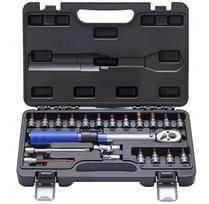 Dviračių momentinis raktas, 21 dalies, 1/4", 2–24 Nm, plieninis