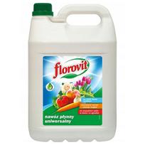 Universalios daugiafunkcis skystos trąšos FLOROVIT sodui, 5,5 kg kanistras