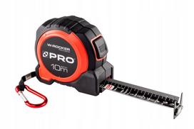 Ritinė matavimo juosta PRO W-ROCKER, 10 m x 32 mm, itin patvari