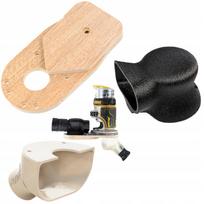 Viršutinė ir apatinė siurbimo bazės dalis DeWalt DCW604 DCW600 frezoms