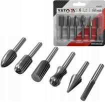 Metalo frezų rinkinys YATO, 6 mm, 6 vnt., YT-61711