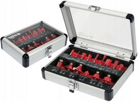 Medžio frezų rinkinys YATO, 15 vnt., 3–32 mm, su 6 mm kotu