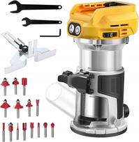 Medienos frezavimo staklės DEWALT 18V, 800W, belaidės