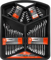Raktų rinkinys VERKE Premium Line, 32 vnt., 6–19 mm, kasetėje