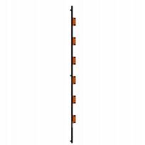Baldų lentynų laikiklių modulinis šablonas 215cm, rinkinys 30, 65, 120cm pro