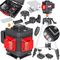 Lazerinis 3D gulsčiukas su 12 linijų ir trikoju