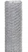 Vištų aptvaro tinklelis, cinkuota viela 0,8 mm, akutės 25x25 mm, 0,5 m x 10 m rulonas