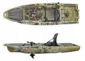 Sulankstoma žvejybinė baidarė su pedalais FISH MODULAR 3.0
