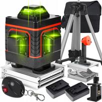Lazerinis nivelyras 4D, 16 linijų, 360°, su trikojų