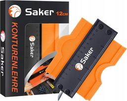 Kontūrų matavimo šablonas SAKER 12 cm – tikslūs darbai