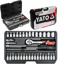 Rinkinys YATO terkšlė 1/4'' 38 vnt. su antgaliais