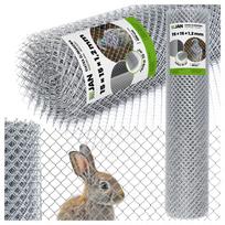 Cinkuotas voljeras tinklas 15x15x1,2 mm, 10 m²
