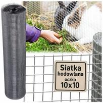 Cinkuotas narvas voljerui, 1 m x 25 m, tinklo akutės 10x10 mm