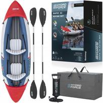 Pripučiama dvivietė baidarė Bestway LITE-RAPID X2 su irklais, maks. 160 kg, 65077