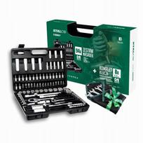 Raktų ir galvučių rinkinys S-55394, 94 vnt., 1/2" ir 1/4