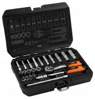 Raktų galvučių rinkinys 1/4" 23 vnt. NEO TOOLS 10-231