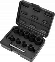 Galvučių rinkinys pažeistiems varžtams Yato YT-0603, 3/8", 10 vnt.