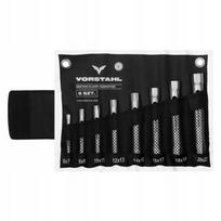 Vamzdinių raktų rinkinys Vorstahl, 8 vnt., 6–22 mm