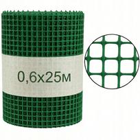 Plastikinis tvirtas sodo tinklas GREEN, 60 cm x 25 m