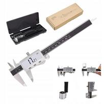Elektroninis plieninis slankmatis 150 mm, tikslumas 0,01 mm, su dėklu