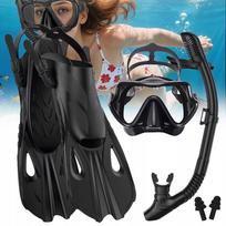 Nardymo kaukė ir snorkelis su pelekais, dydis L/XL