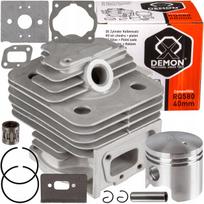 Žoliapjovės DEMON 40 mm cilindras su stūmokliu, tarpine ir guoliu