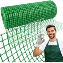 Plastikinis tvoros tinklas, sutvirtintas, 1,5x50 m, PVC