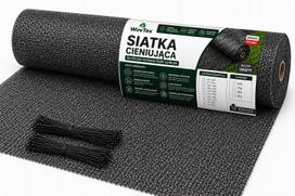 Tinklinė tvoros danga 90% 1,2×25 m, UV apsauga, grafito spalva